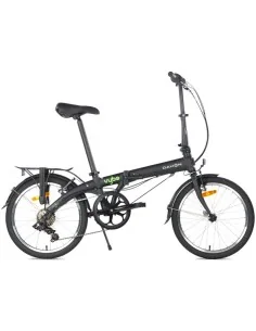 Vouwfiets Dahon Vybe D7 Shadow - 20 inch - 6 speed derailleur - V Brake - Matt Black