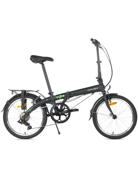 Vouwfiets Dahon Vybe D7 Shadow - 20 inch - 6 speed derailleur - V Brake - Matt Black