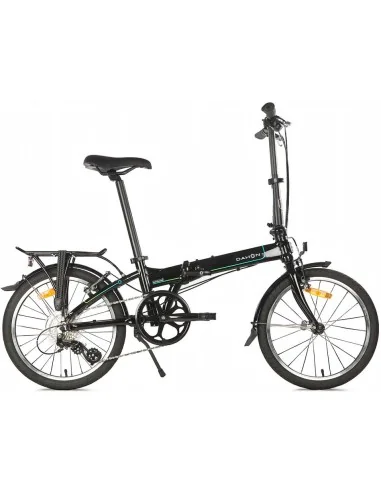 Vouwfiets Dahon Mariner D8 Jet - 20 inch - 6 speed derailleur - V Brake - Obsidian Black