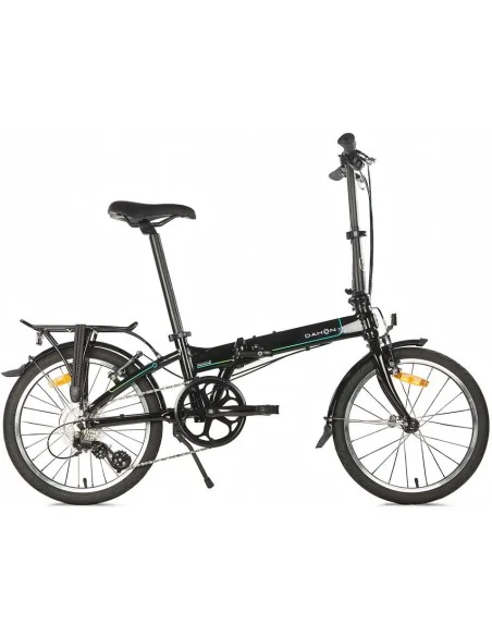 Vouwfiets Dahon Mariner D8 Jet - 20 inch - 6 speed derailleur - V Brake - Obsidian Black