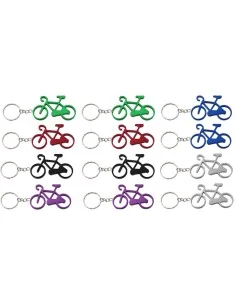 Sleutelhanger aluminium fiets (12 stuks)