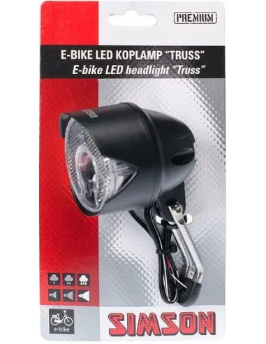 Simson E-bike Voorvork koplamp ''Truss"