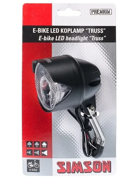 Simson E-bike Voorvork koplamp ''Truss"