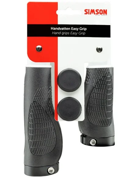 Handvatset Simson Easy Grip 130/95mm - zwart