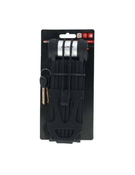 Vouwslot Edge FoldGuard XL 120 met ART2-keurmerk - zwart