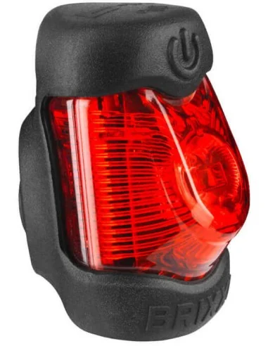 Achterlicht Busch & Müller Brixxi USB-C met Remlicht - Zadelpen montage