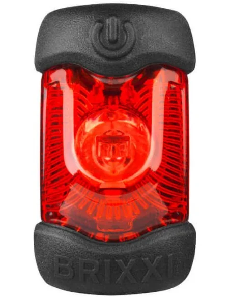 Achterlicht Busch & Müller Brixxi USB-C met Remlicht - Zadelpen montage