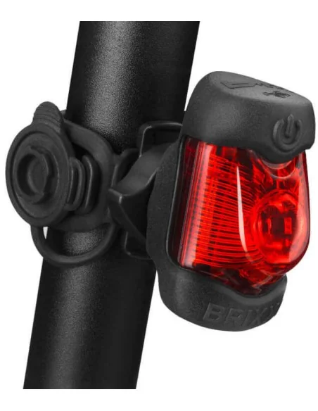 Achterlicht Busch & Müller Brixxi USB-C met Remlicht - Zadelpen montage