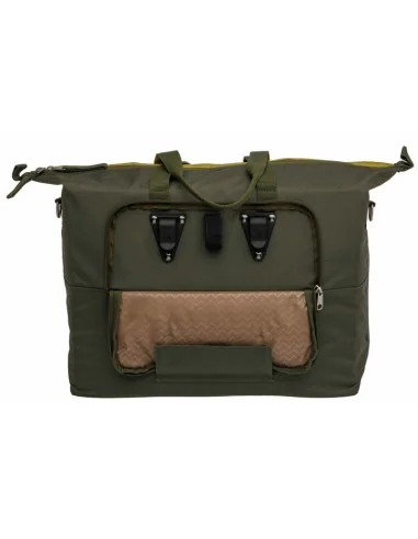 Laptoptas New Looxs Tendo 21 liter 34 x 18 x 44 cm - olijf/geel