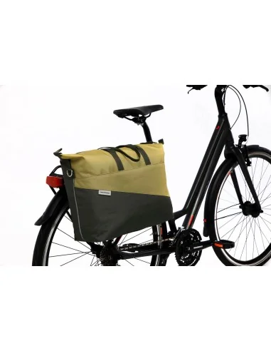 Laptoptas New Looxs Tendo 21 liter 34 x 18 x 44 cm - olijf/geel