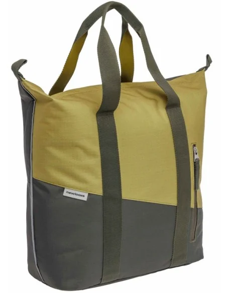 Fietsshopper New Looxs Kota 24 liter 45 x 18 x 36 cm - olijf/geel