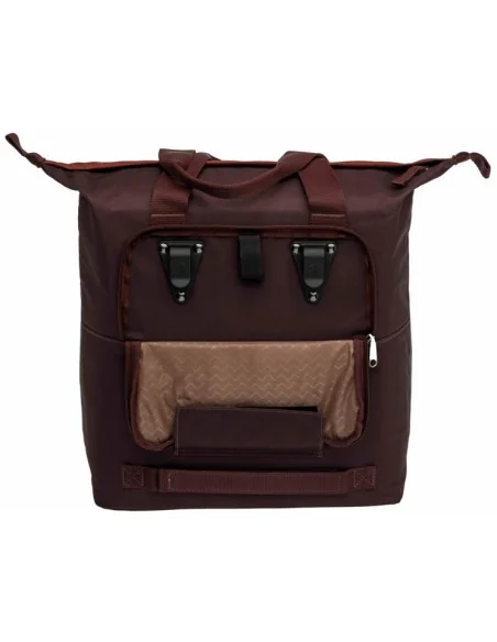 Fietsshopper New Looxs Kota 24 liter 45 x 18 x 36 cm - burgundy/rust