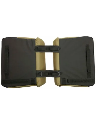 Dubbele fietstas New Looxs Joli 37 liter 38 x 18 x 29 cm (2x) - olijf/geel