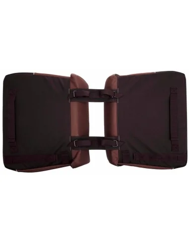 Dubbele fietstas New Looxs Joli 37 liter 38 x 18 x 29 cm (2x) - burgundy/rust