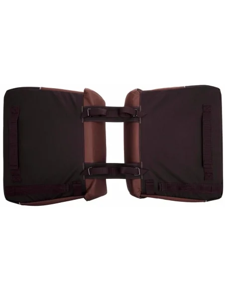 Dubbele fietstas New Looxs Joli 37 liter 38 x 18 x 29 cm (2x) - burgundy/rust