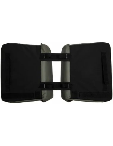 Dubbele fietstas New Looxs Joli 37 liter 38 x 18 x 29 cm (2x) - zwart/groen