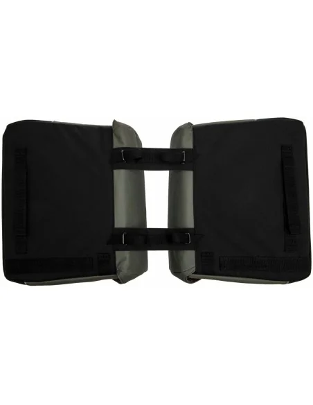 Dubbele fietstas New Looxs Joli 37 liter 38 x 18 x 29 cm (2x) - zwart/groen