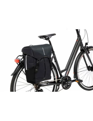 Enkele fietstas New Looxs Sports 20 liter 32 x 18 x 40 cm - zwart