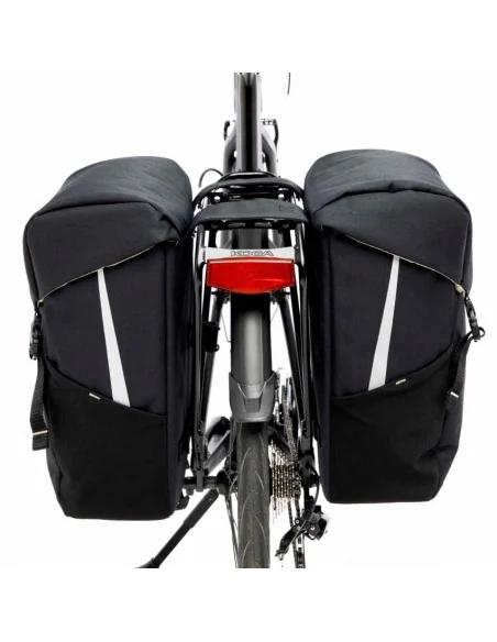 Dubbele fietstas New Looxs Sports 40 liter 32 x 18 x 40 cm(2x) - zwart