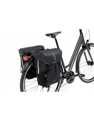 Dubbele fietstas New Looxs Sports 40 liter 32 x 18 x 40 cm(2x) - zwart