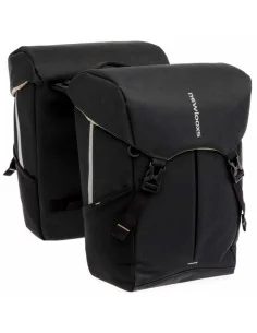 Dubbele fietstas New Looxs Sports MIK 40 liter 32 x 18 x 40 cm (2x) - zwart