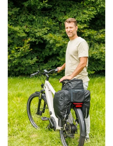 Bagagedragertas New Looxs Sports RT2 31 liter 34,5 x 24 x 20 cm - zwart