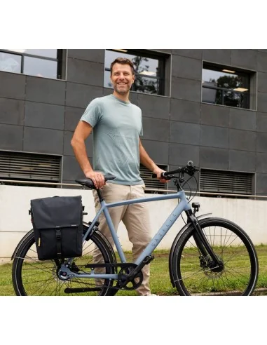 Enkele fietstas New Looxs Tulum 16 liter 35 x 17 x 37cm - zwart