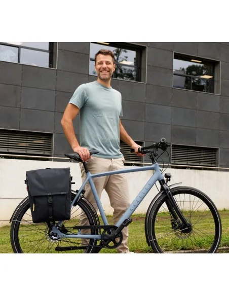 Enkele fietstas New Looxs Tulum 16 liter 35 x 17 x 37cm - zwart