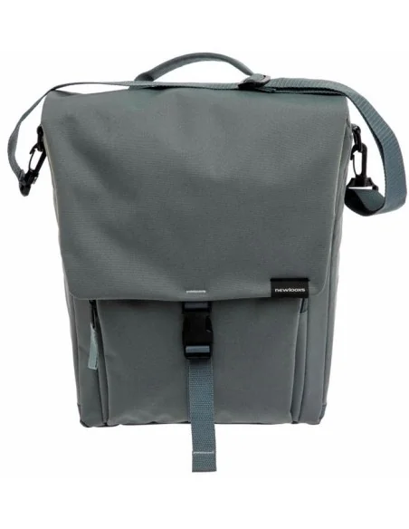 Enkele fietstas New Looxs Tulum 16 liter 35 x 17 x 37cm - groen/grijs