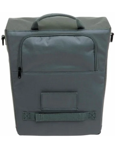Enkele fietstas New Looxs Tulum 16 liter 35 x 17 x 37cm - groen/grijs