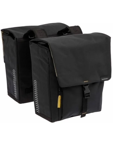 Dubbele fietstas New Looxs Tulum 32 liter 35 x 17 x 37 cm (2x) - zwart