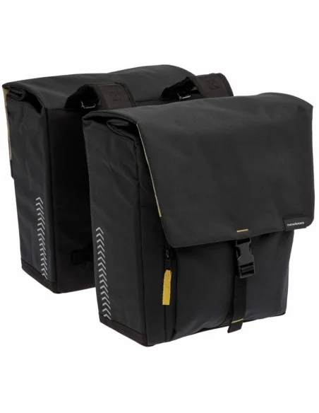 Dubbele fietstas New Looxs Tulum 32 liter 35 x 17 x 37 cm (2x) - zwart