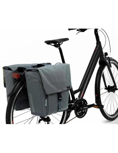 Dubbele fietstas New Looxs Tulum 32 liter 35 x 17 x 37 cm (2x) - zwart