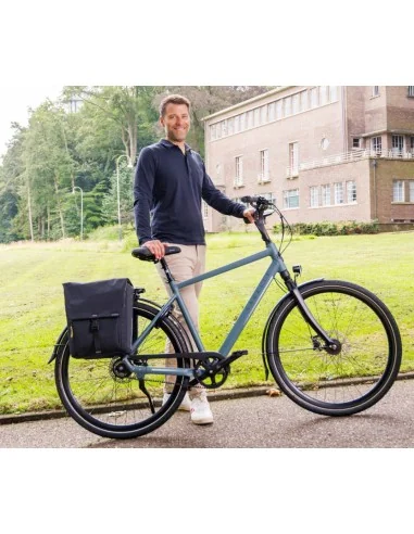 Dubbele fietstas New Looxs Tulum 32 liter 35 x 17 x 37 cm (2x) - zwart