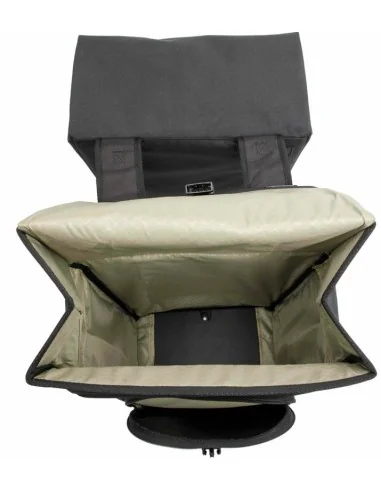 Dubbele fietstas New Looxs Tulum 32 liter 35 x 17 x 37 cm (2x) - grijs/groen