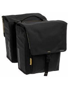 Dubbele fietstas New Looxs Tulum MIK 32 liter 35 x 17 x 37 cm - zwart