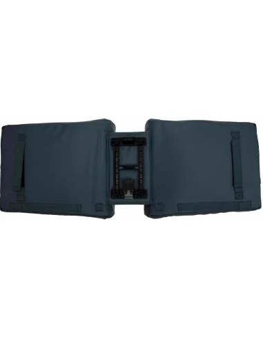 Dubbele fietstas New Looxs Tulum MIK 32 liter 35 x 17 x 37 cm - grijs/groen