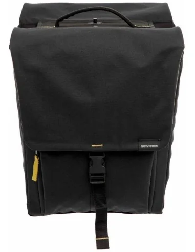 Dubbele fietstas New Looxs Tulum 32 liter 35 x 17 x 37 cm (2x) - zwart afneembaar