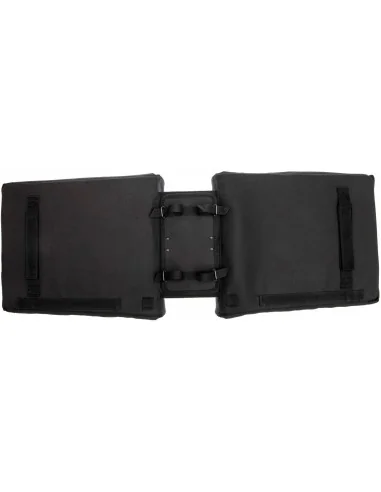 Dubbele fietstas New Looxs Tulum 32 liter 35 x 17 x 37 cm (2x) - zwart afneembaar