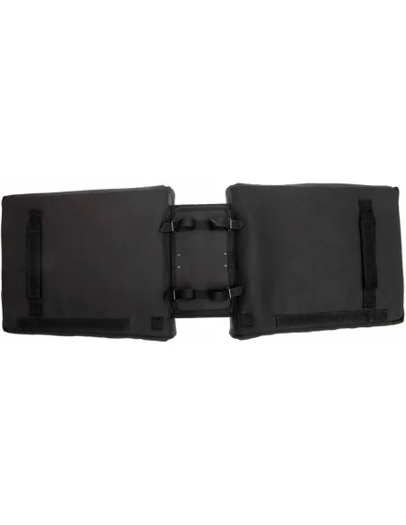 Dubbele fietstas New Looxs Tulum 32 liter 35 x 17 x 37 cm (2x) - zwart afneembaar