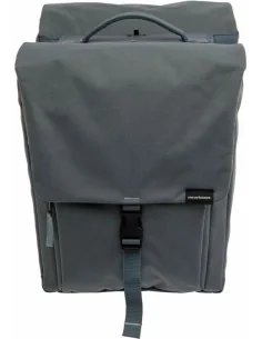 Dubbele fietstas New Looxs Tulum 32 liter 35 x 17 x 37 cm (2x) - grijs/groen afneembaar 2