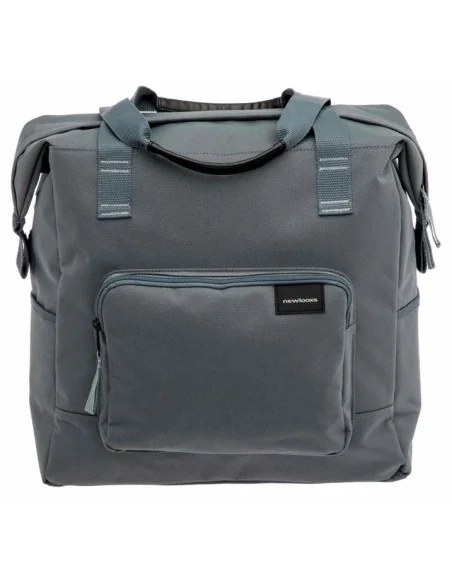 Fietsshopper New Looxs Tulum Camella 26 liter 36 x 22 x 36 cm - grijs/groen