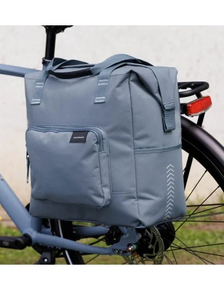 Fietsshopper New Looxs Tulum Camella 26 liter 36 x 22 x 36 cm - grijs/groen