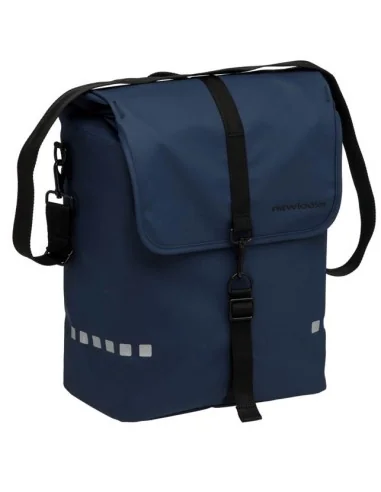 Enkele fietstas New Looxs Odense 17,5 liter 32 x 16 x 38 cm - donkerblauw