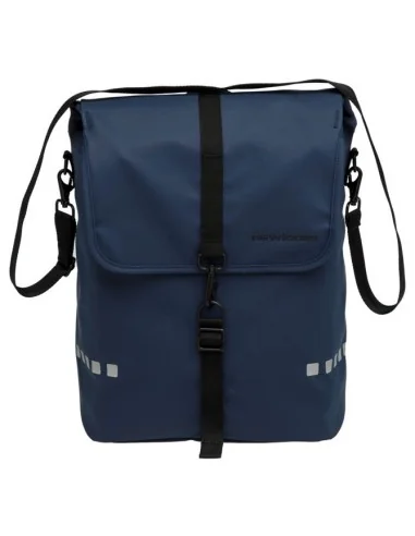 Enkele fietstas New Looxs Odense 17,5 liter 32 x 16 x 38 cm - donkerblauw