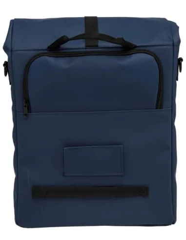 Enkele fietstas New Looxs Odense 17,5 liter 32 x 16 x 38 cm - donkerblauw