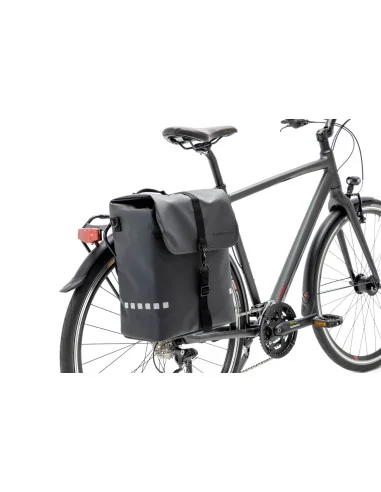 Enkele fietstas New Looxs Odense 17,5 liter 32 x 16 x 38 cm - donkerblauw