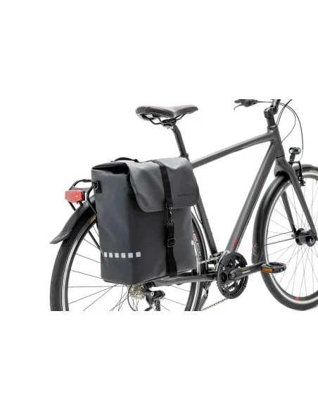 Enkele fietstas New Looxs Odense 17,5 liter 32 x 16 x 38 cm - donkerblauw