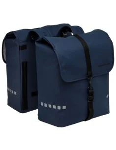 Dubbele fietstas New Looxs Odense 39 liter 34 x 16 x 38 (2x) - donkerblauw