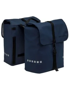 Dubbele fietstas New Looxs Odense MIK 39 liter 34 x 16 x 38 cm (2x) - donkerblauw